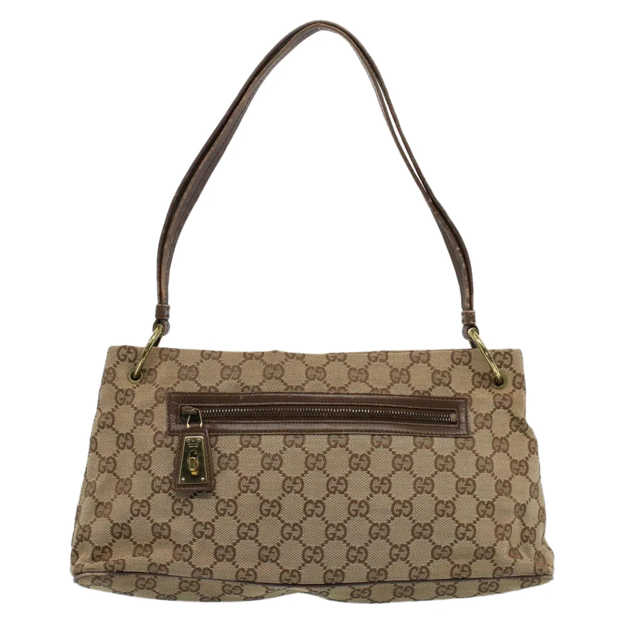 GUCCI GG Canvas Shoulder Bag Beige 130736  54324