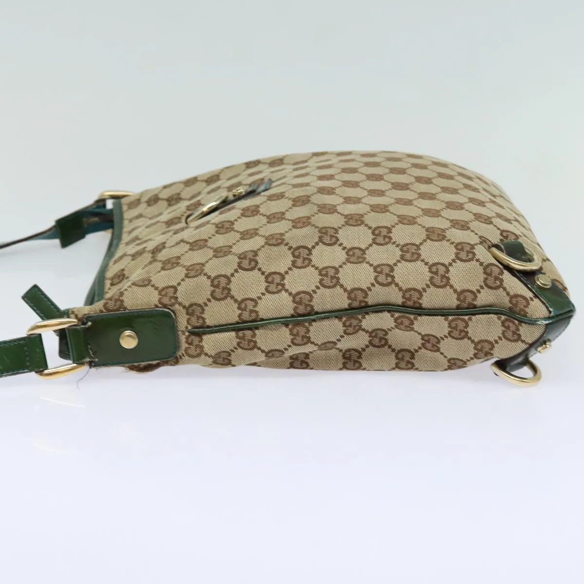 GUCCI GG Canvas Shoulder Bag Beige 131326  84767