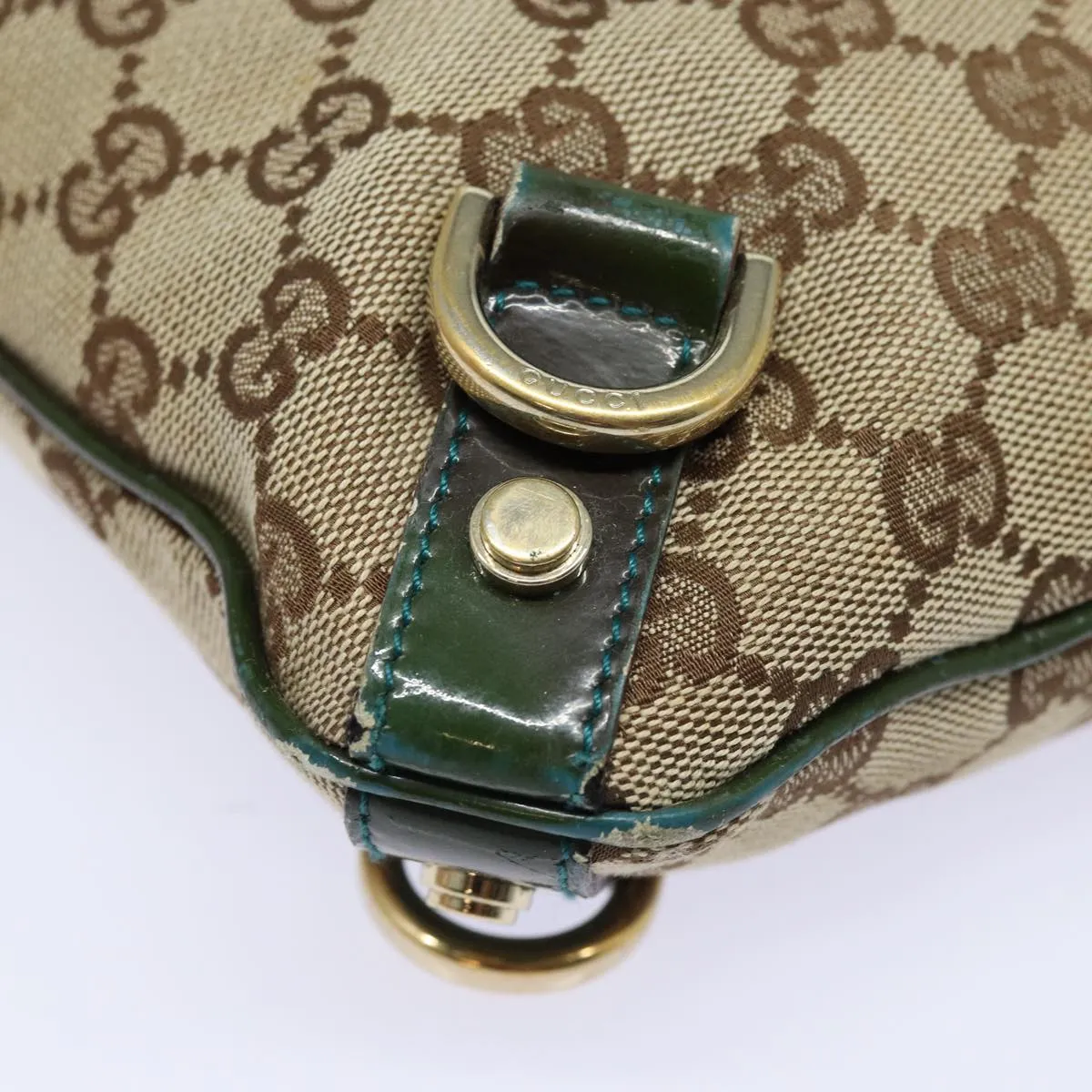 GUCCI GG Canvas Shoulder Bag Beige 131326  84767