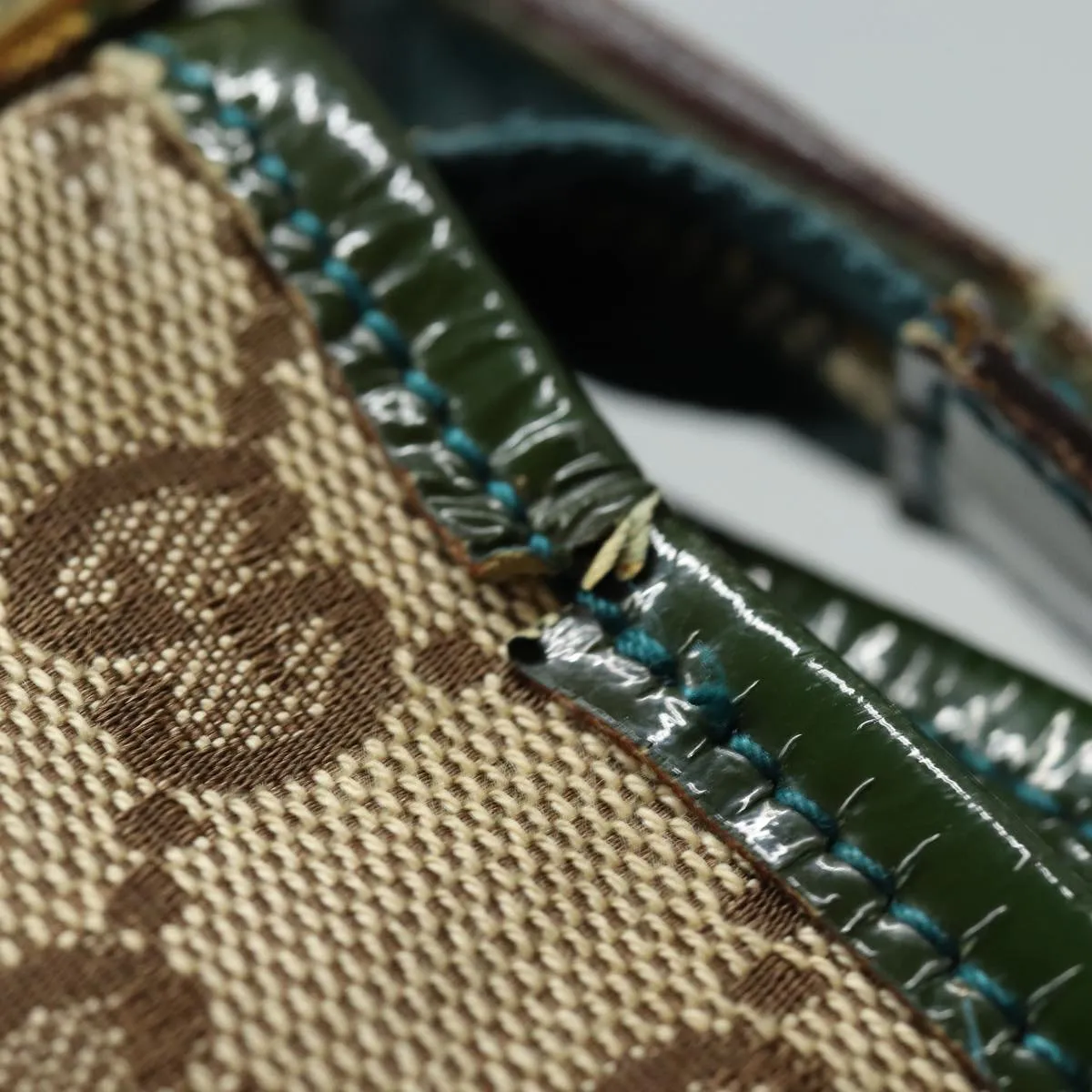 GUCCI GG Canvas Shoulder Bag Beige 131326  84767
