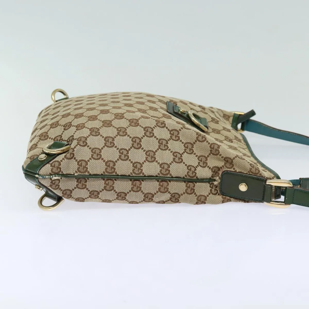 GUCCI GG Canvas Shoulder Bag Beige 131326  84767
