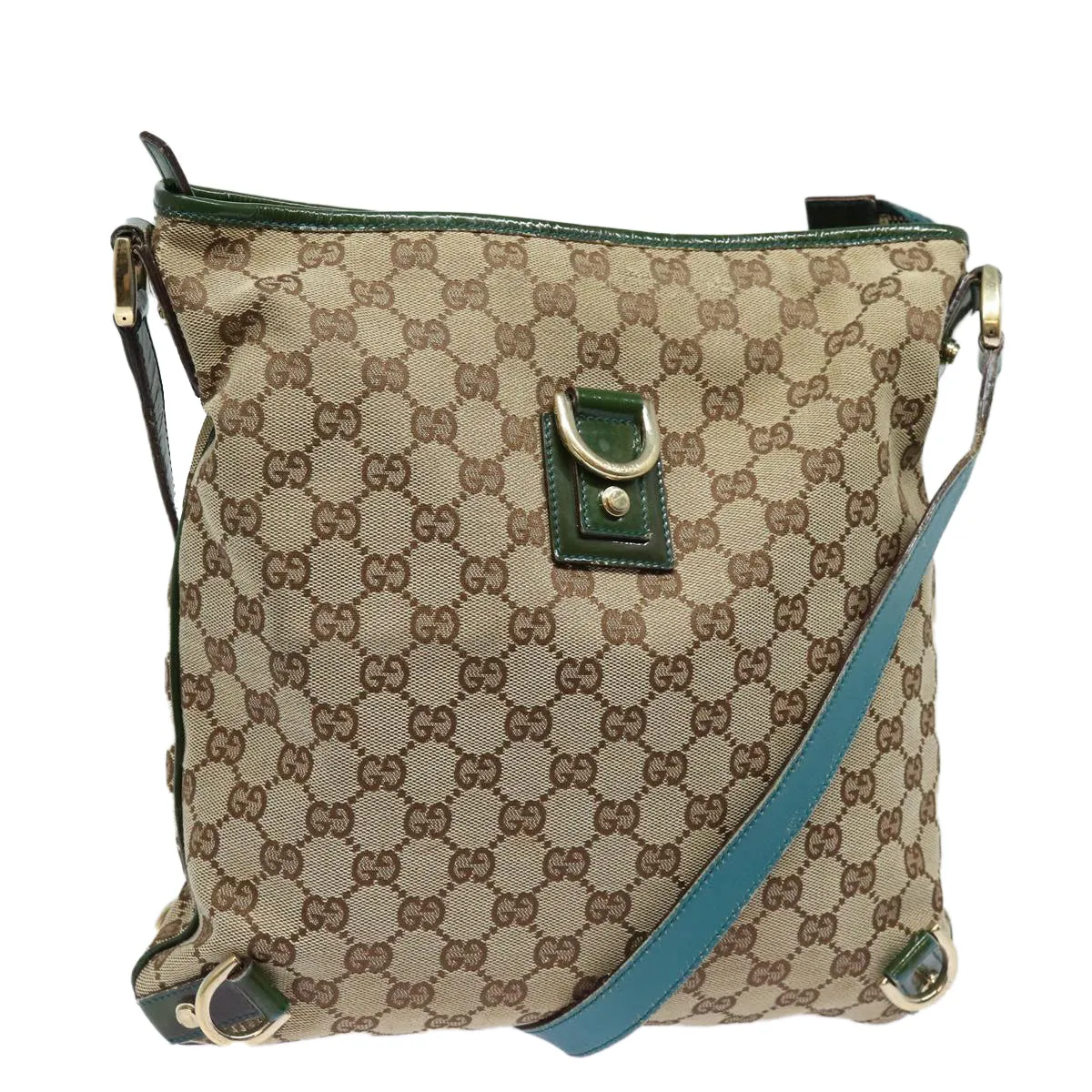 GUCCI GG Canvas Shoulder Bag Beige 131326  84767