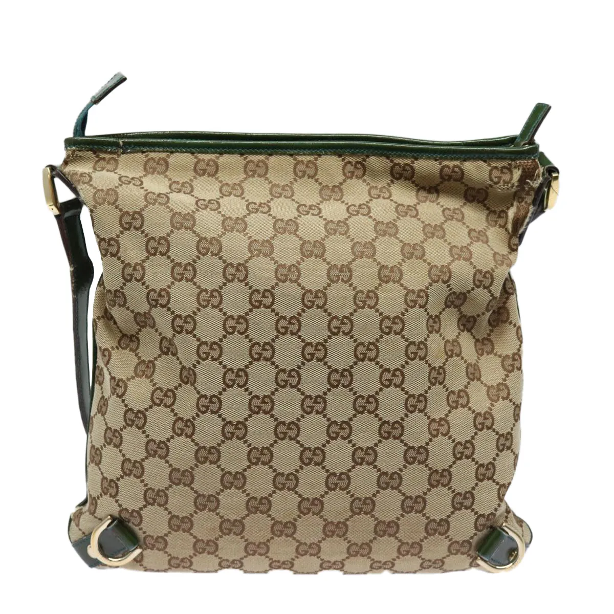 GUCCI GG Canvas Shoulder Bag Beige 131326  84767