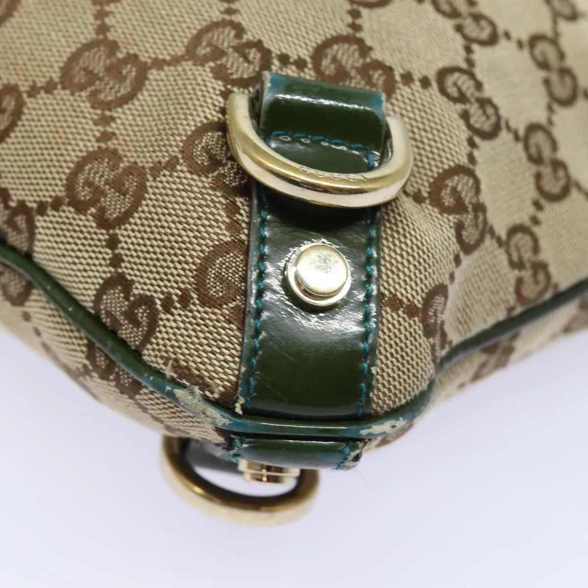 GUCCI GG Canvas Shoulder Bag Beige 131326  84767