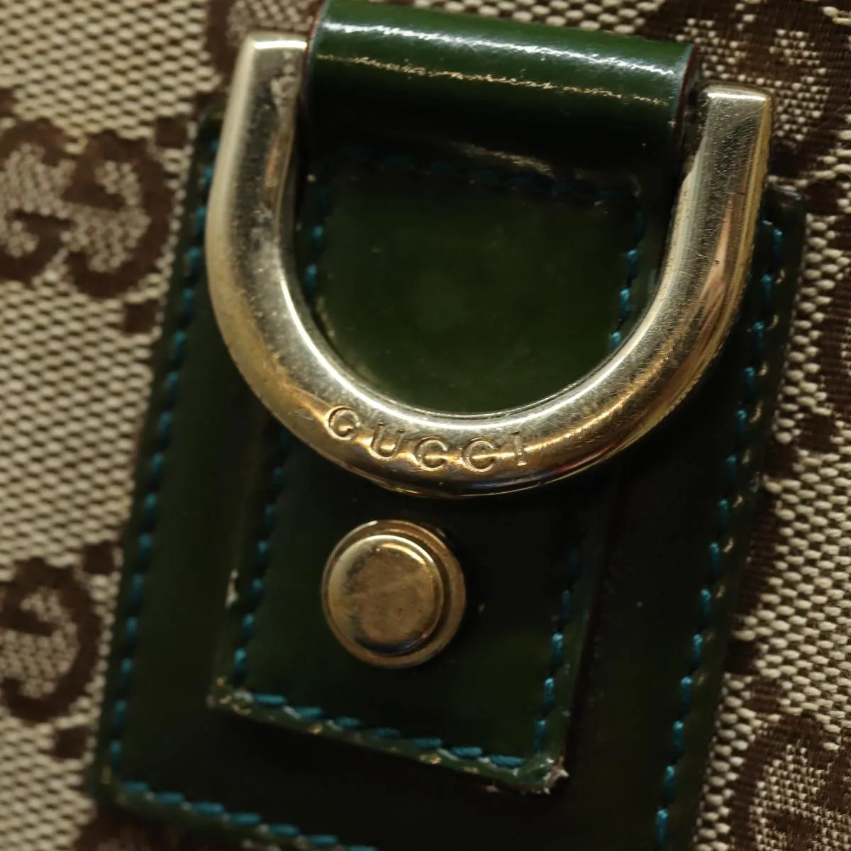 GUCCI GG Canvas Shoulder Bag Beige 131326  84767