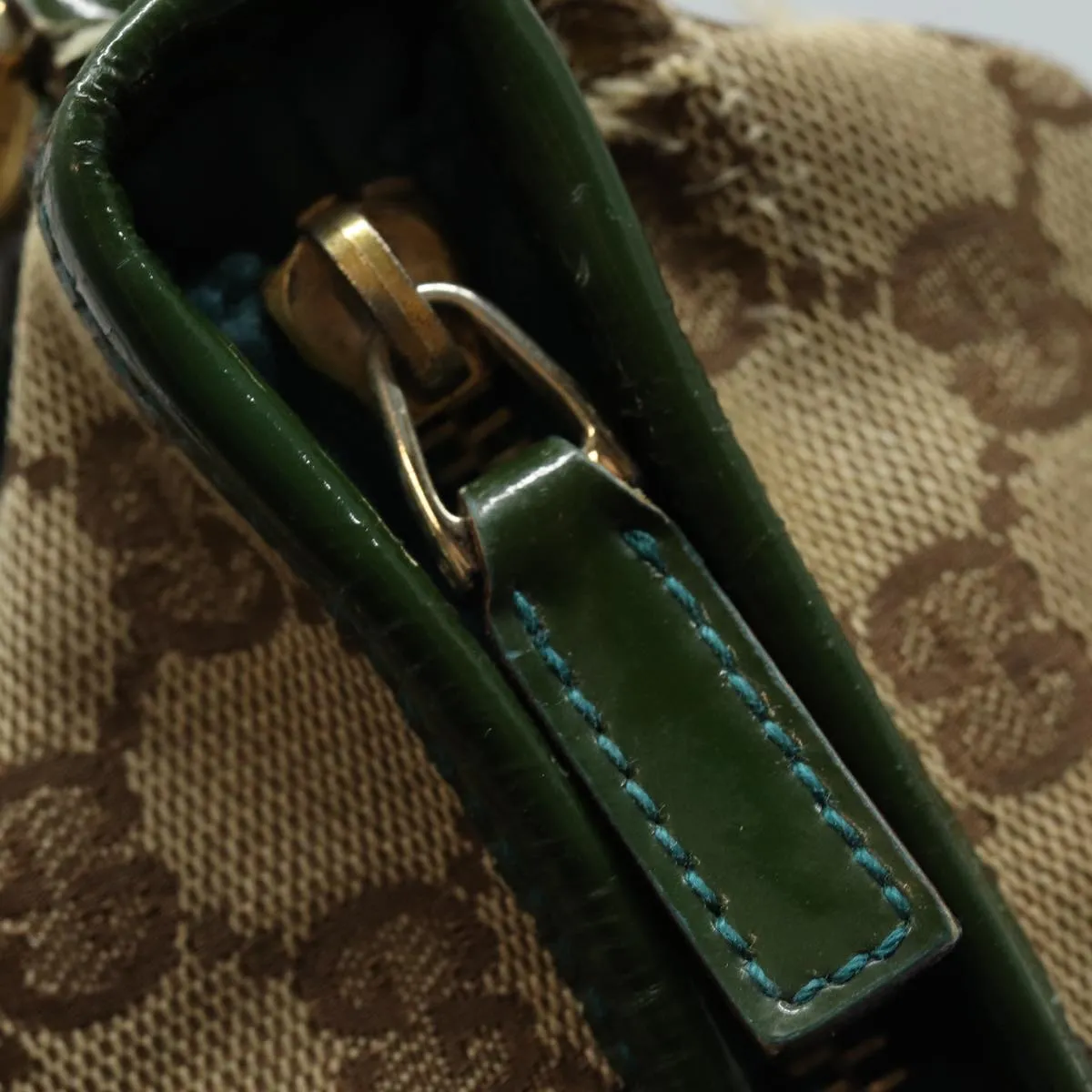 GUCCI GG Canvas Shoulder Bag Beige 131326  84767