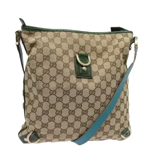 GUCCI GG Canvas Shoulder Bag Beige 131326  84767