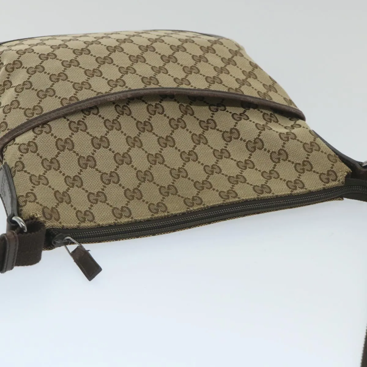 GUCCI GG Canvas Shoulder Bag Beige 145857  ep2095
