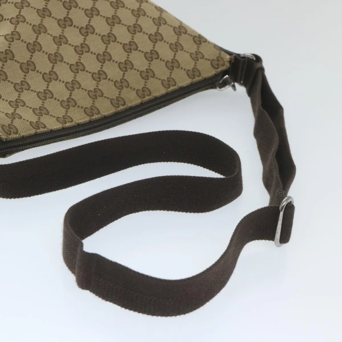 GUCCI GG Canvas Shoulder Bag Beige 145857  ep2095