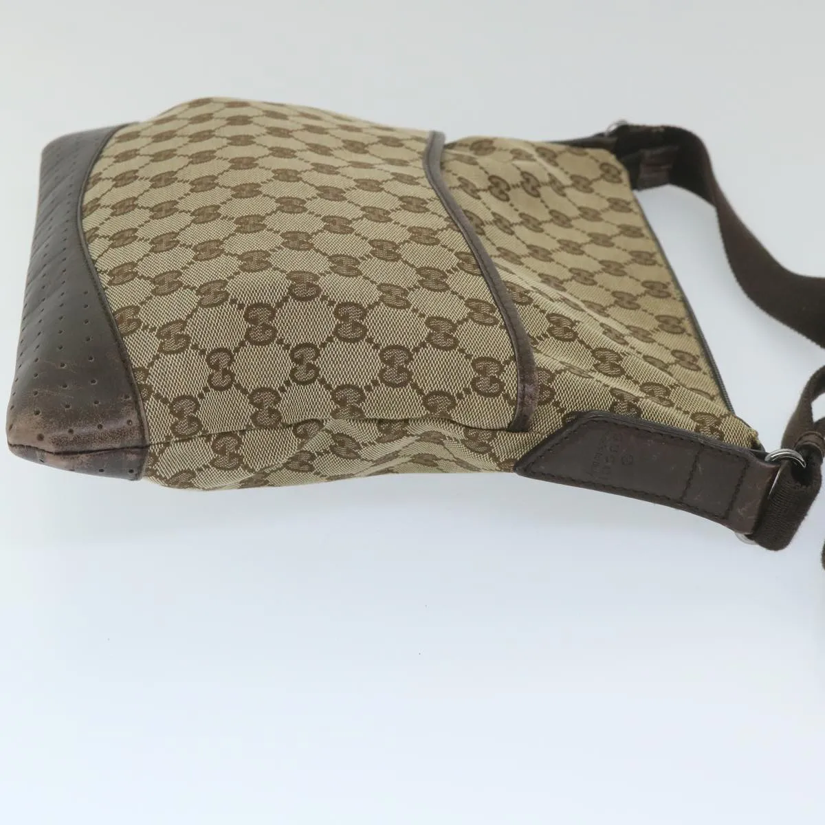 GUCCI GG Canvas Shoulder Bag Beige 145857  ep2095