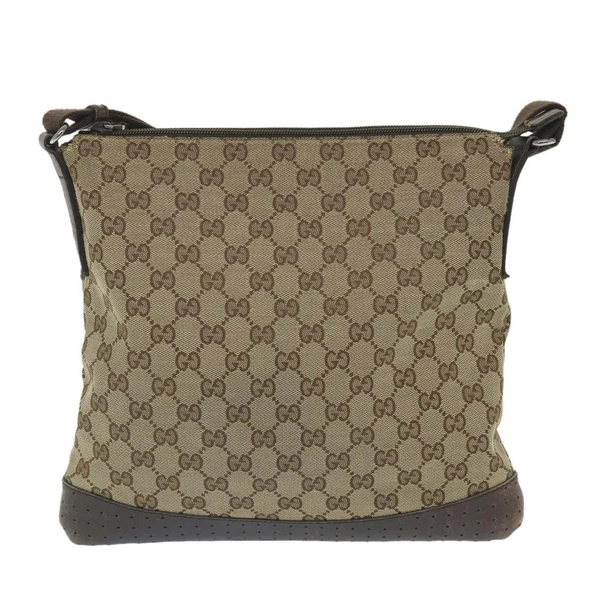 GUCCI GG Canvas Shoulder Bag Beige 145857  ep2095