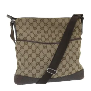 GUCCI GG Canvas Shoulder Bag Beige 145857  ep2095