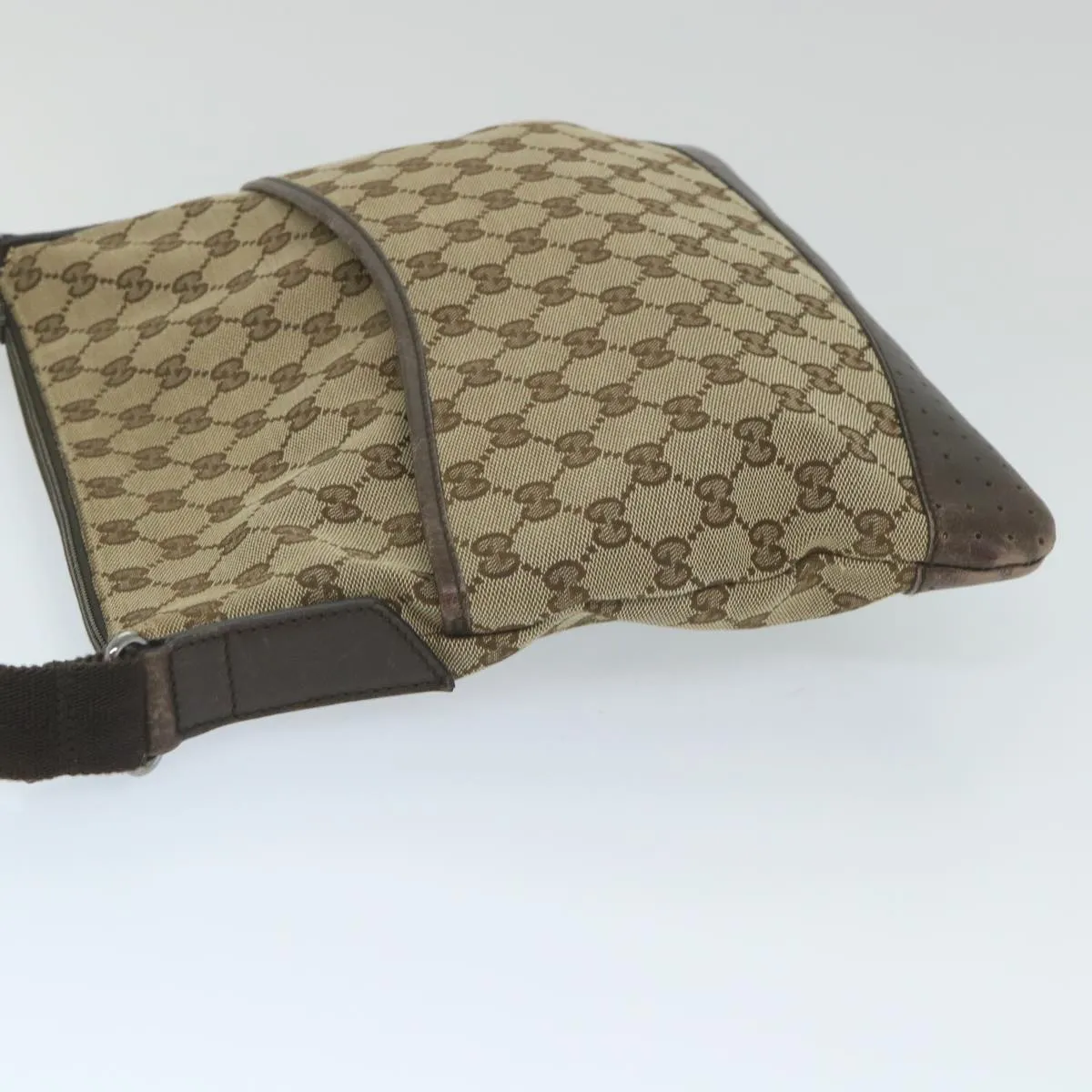 GUCCI GG Canvas Shoulder Bag Beige 145857  ep2095