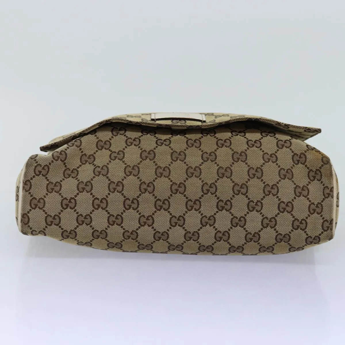 GUCCI GG Canvas Shoulder Bag Beige 146236  75978