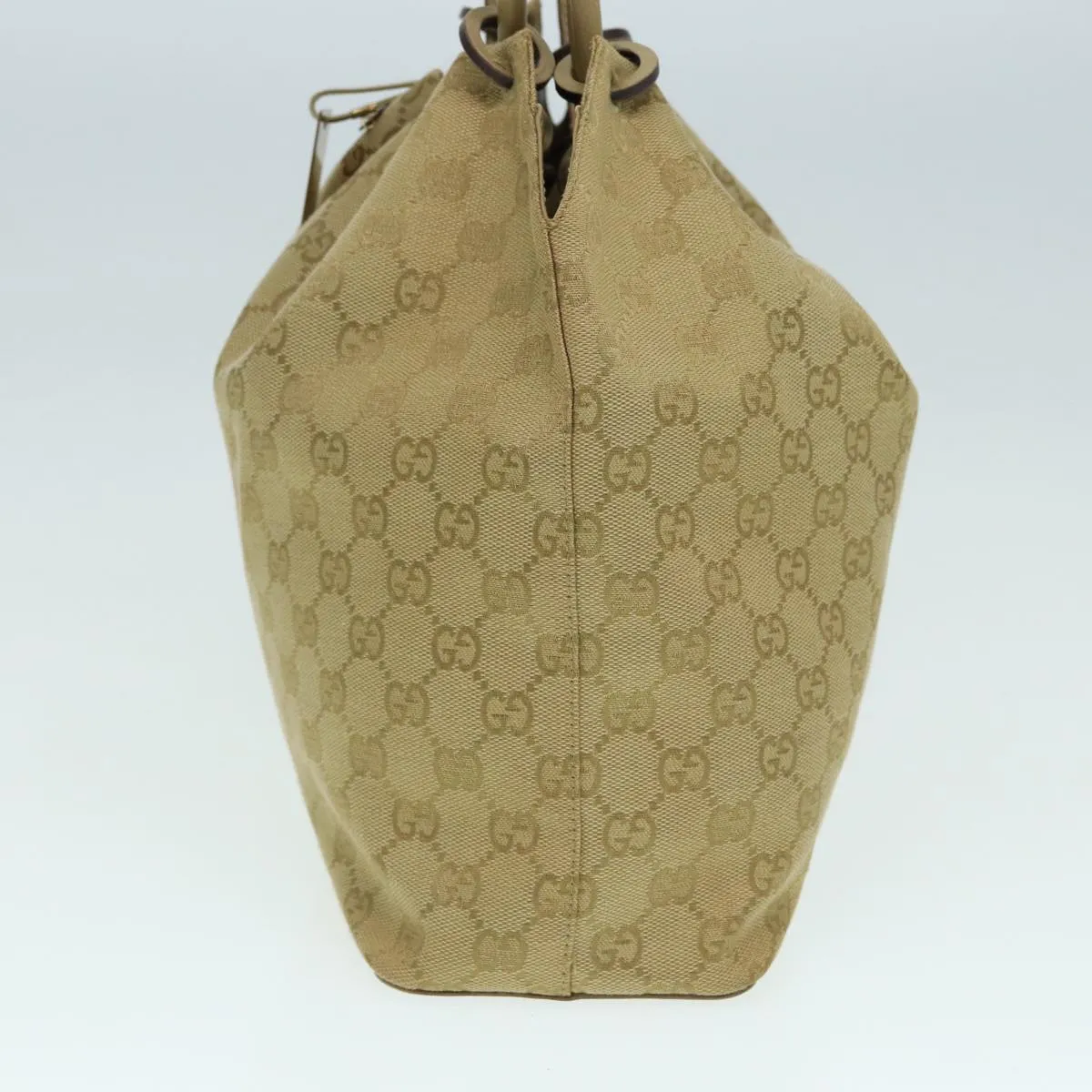 GUCCI GG Canvas Shoulder Bag Beige 90644  87426