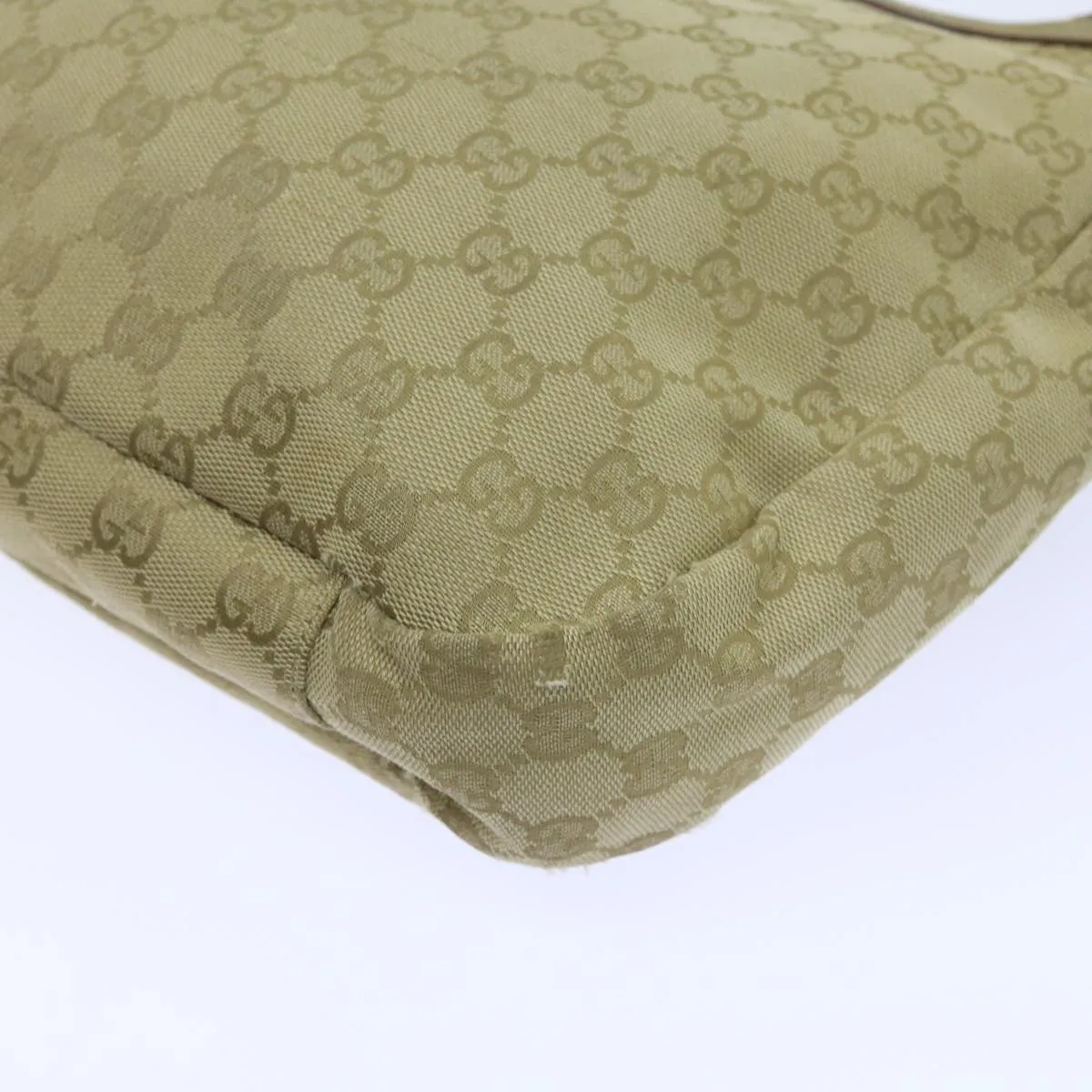 GUCCI GG Canvas Shoulder Bag Beige 90762  58417