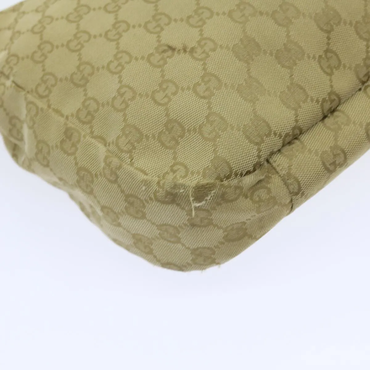 GUCCI GG Canvas Shoulder Bag Beige 90762  58417