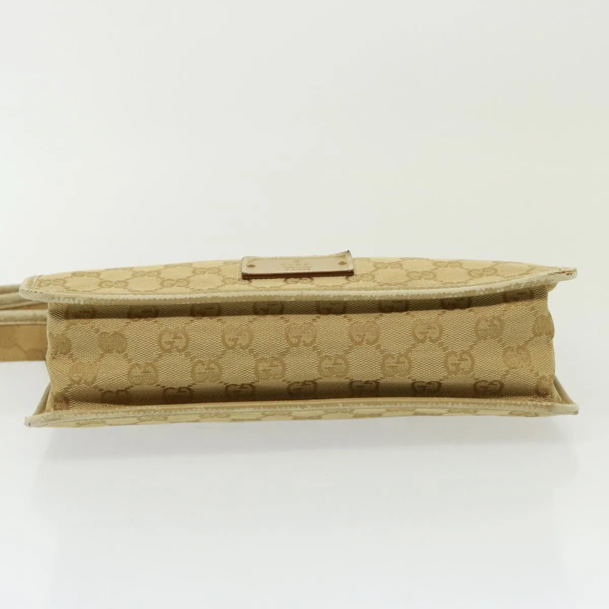 GUCCI GG Canvas Shoulder Bag Beige 91762  79100
