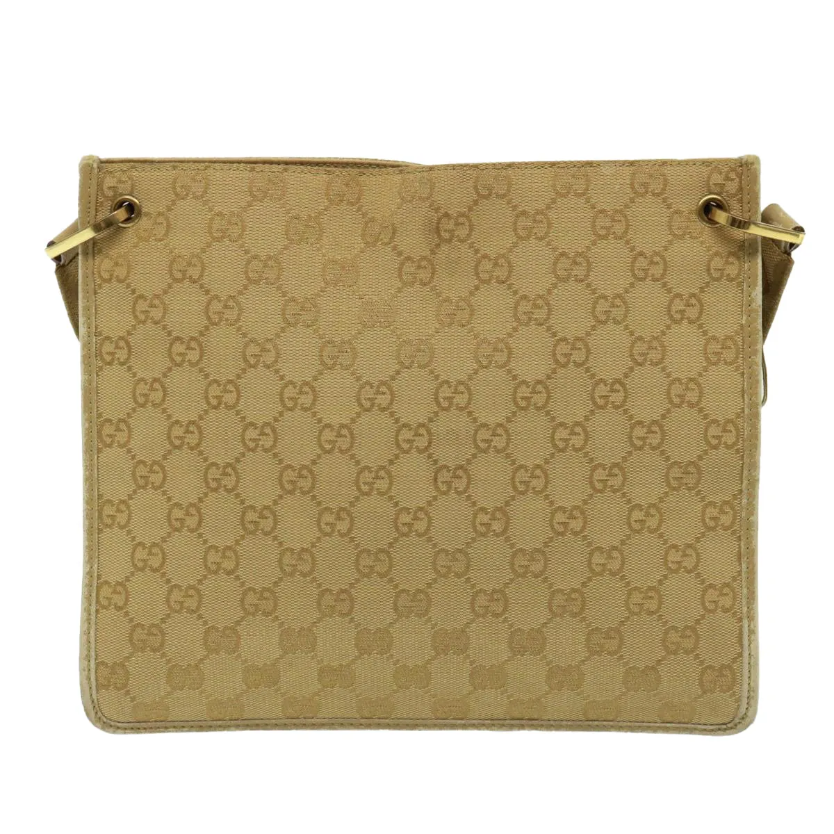 GUCCI GG Canvas Shoulder Bag Beige 91762  79100