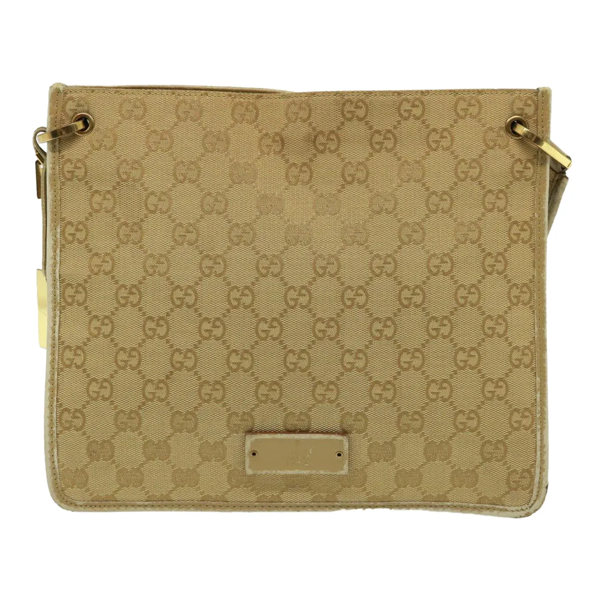 GUCCI GG Canvas Shoulder Bag Beige 91762  79100