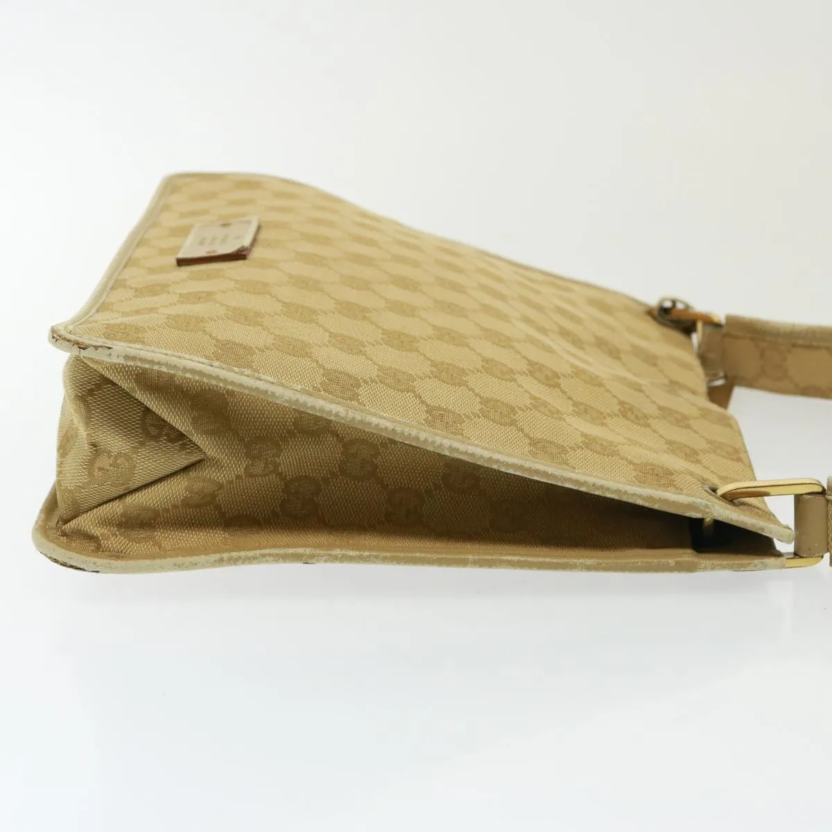GUCCI GG Canvas Shoulder Bag Beige 91762  79100