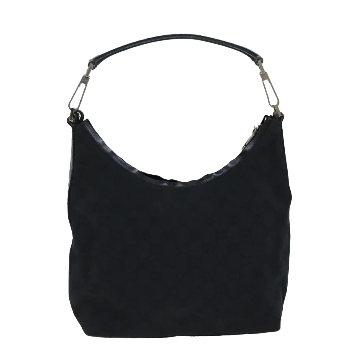 GUCCI GG Canvas Shoulder Bag Black 000 0602  79599