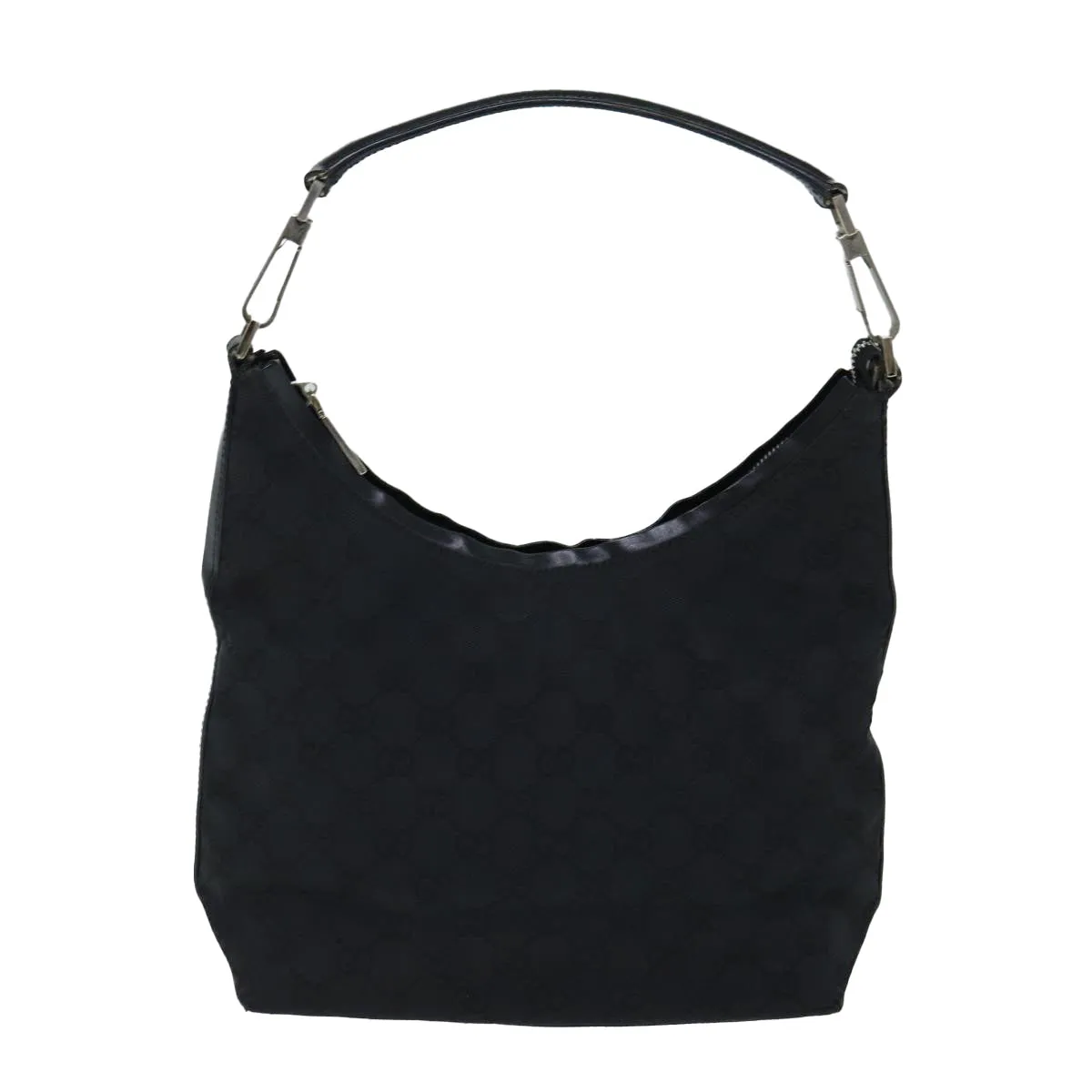 GUCCI GG Canvas Shoulder Bag Black 000 0602  79599