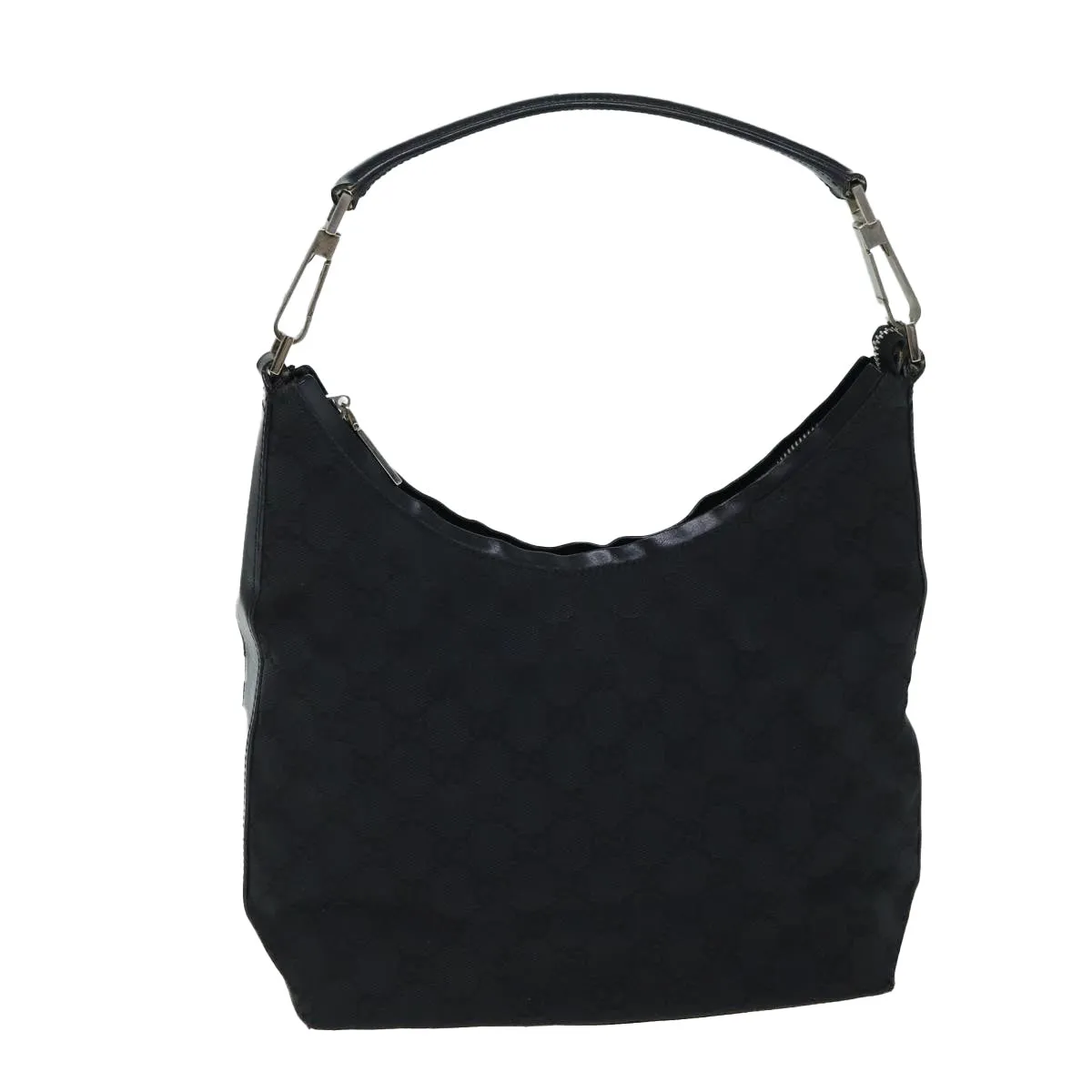 GUCCI GG Canvas Shoulder Bag Black 000 0602  79599