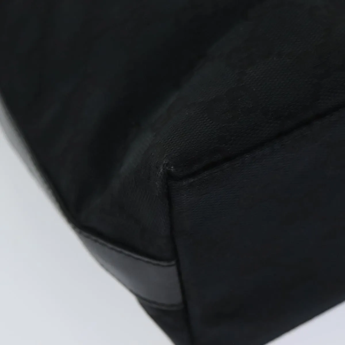 GUCCI GG Canvas Shoulder Bag Black 000 0602  79599