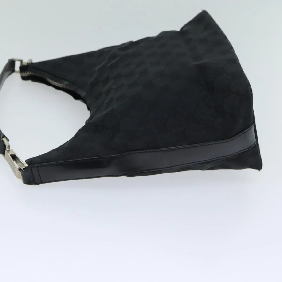 GUCCI GG Canvas Shoulder Bag Black 000 0602  79599
