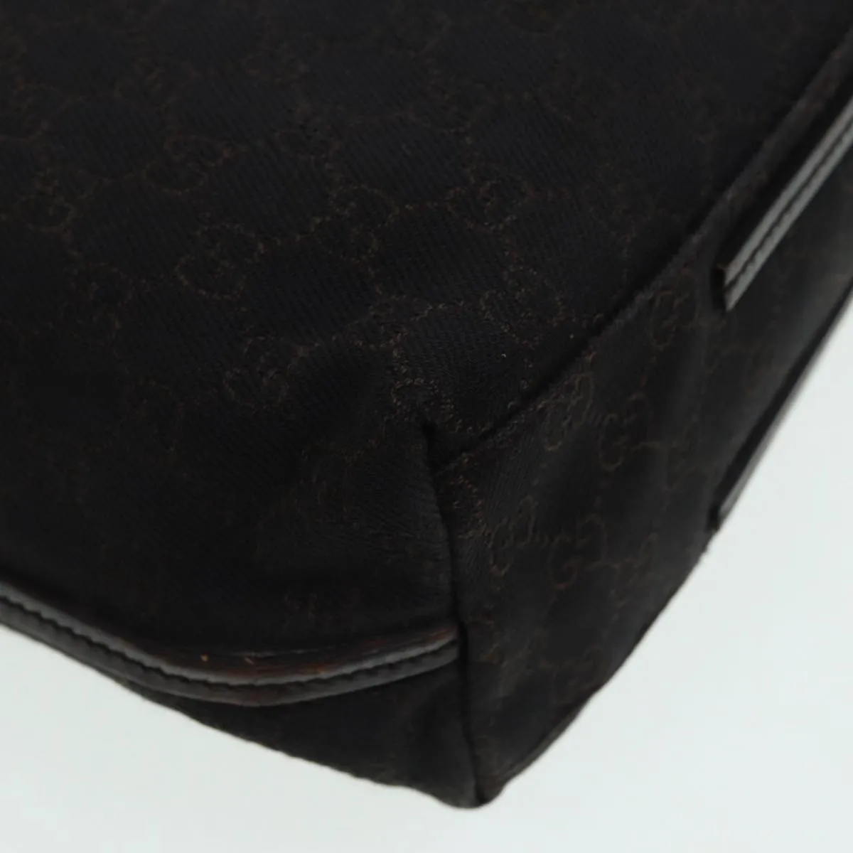 GUCCI GG Canvas Shoulder Bag Black 101341  85814