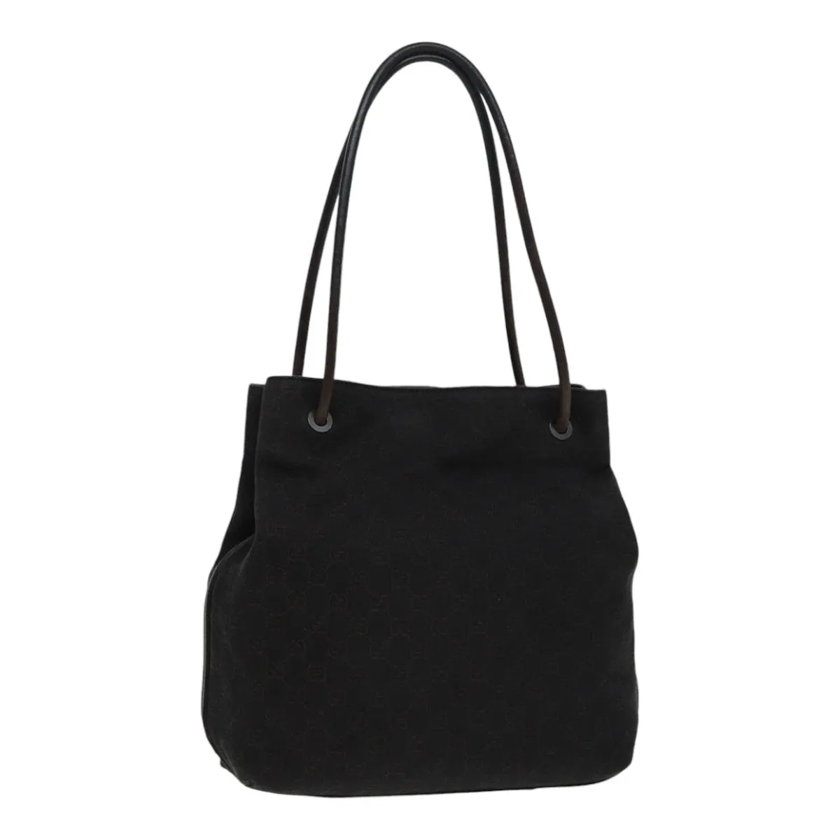 GUCCI GG Canvas Shoulder Bag Black 101341  85814