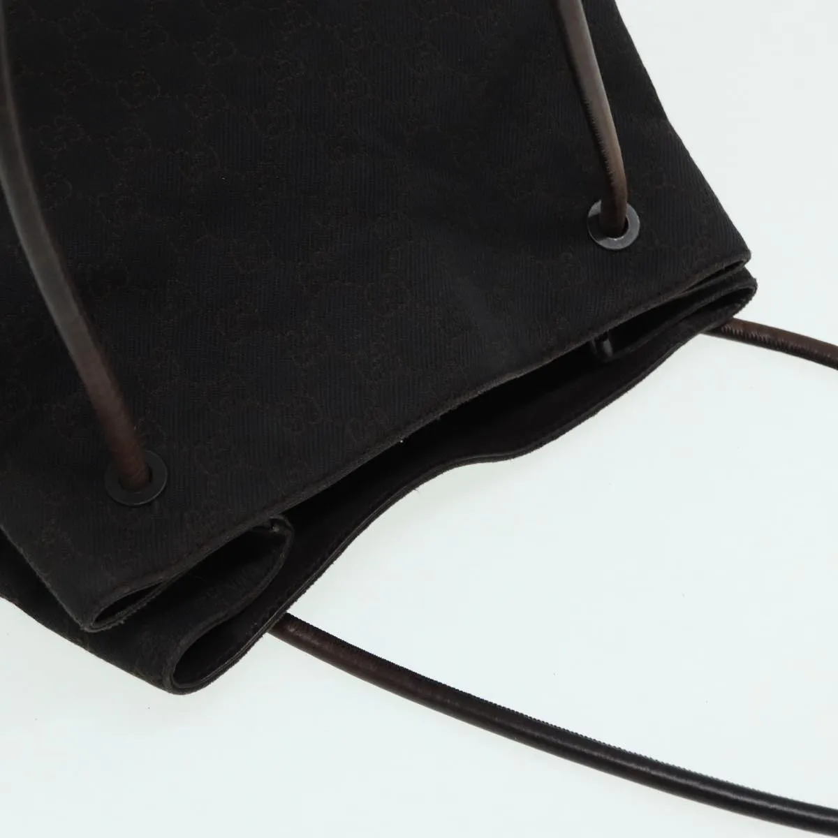 GUCCI GG Canvas Shoulder Bag Black 101341  85814