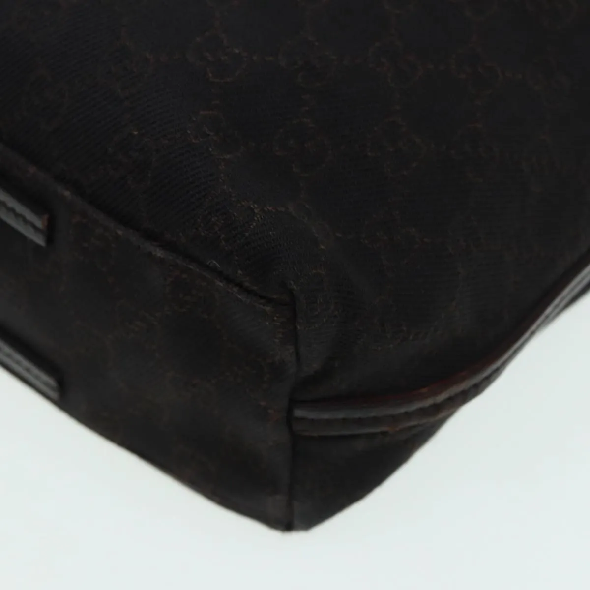 GUCCI GG Canvas Shoulder Bag Black 101341  85814