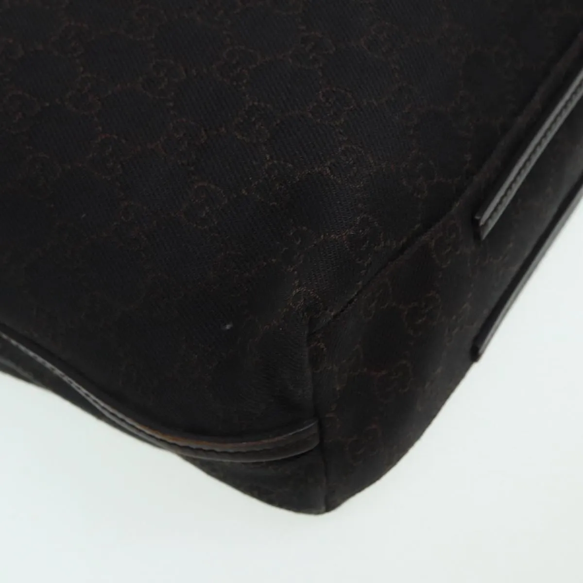 GUCCI GG Canvas Shoulder Bag Black 101341  85814