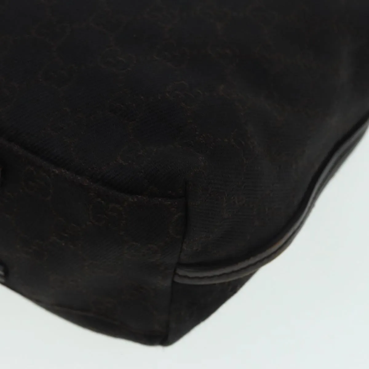 GUCCI GG Canvas Shoulder Bag Black 101341  85814