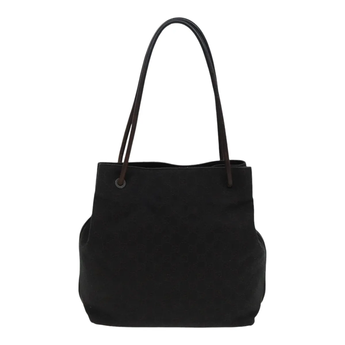 GUCCI GG Canvas Shoulder Bag Black 101341  85814