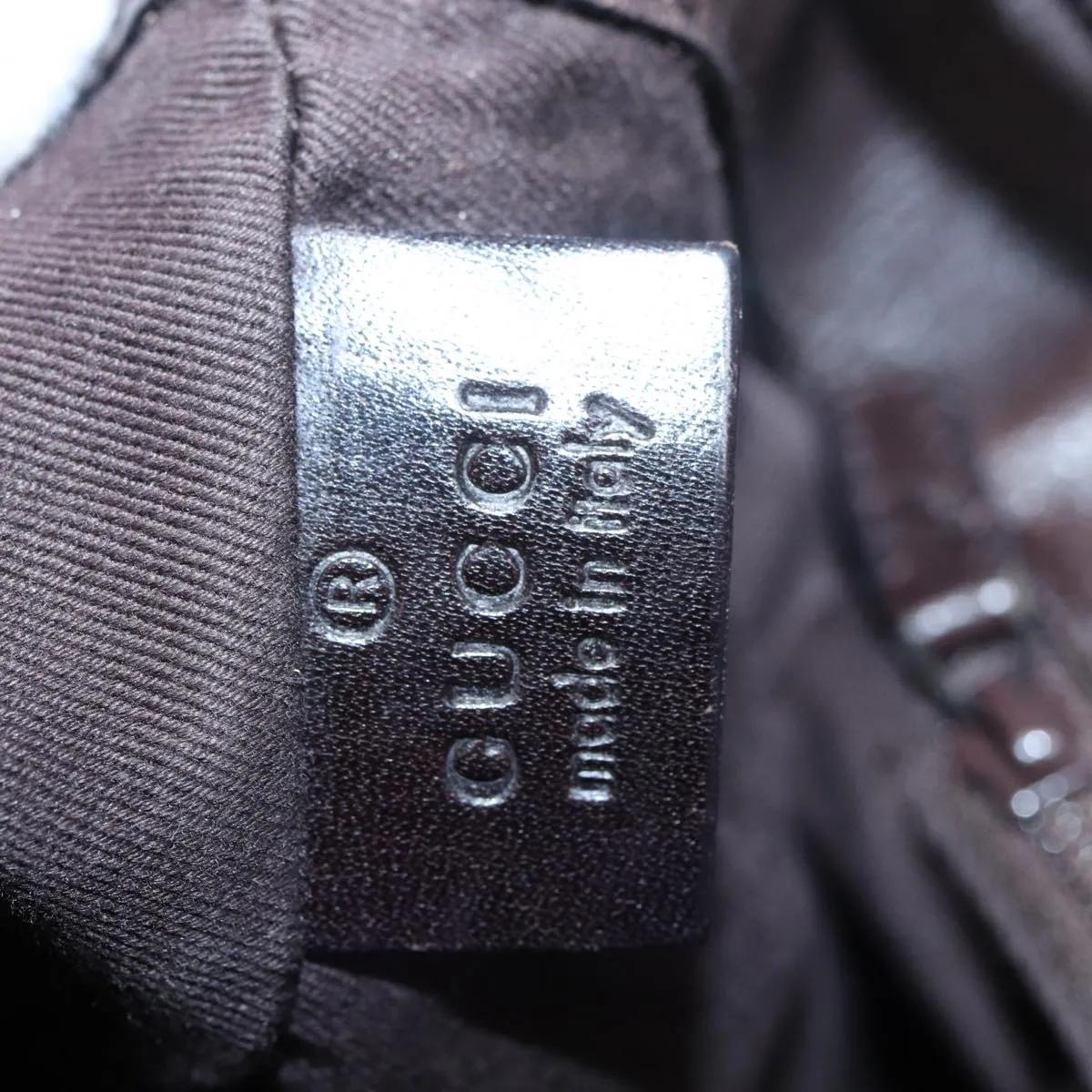 GUCCI GG Canvas Shoulder Bag Black 101341  85814