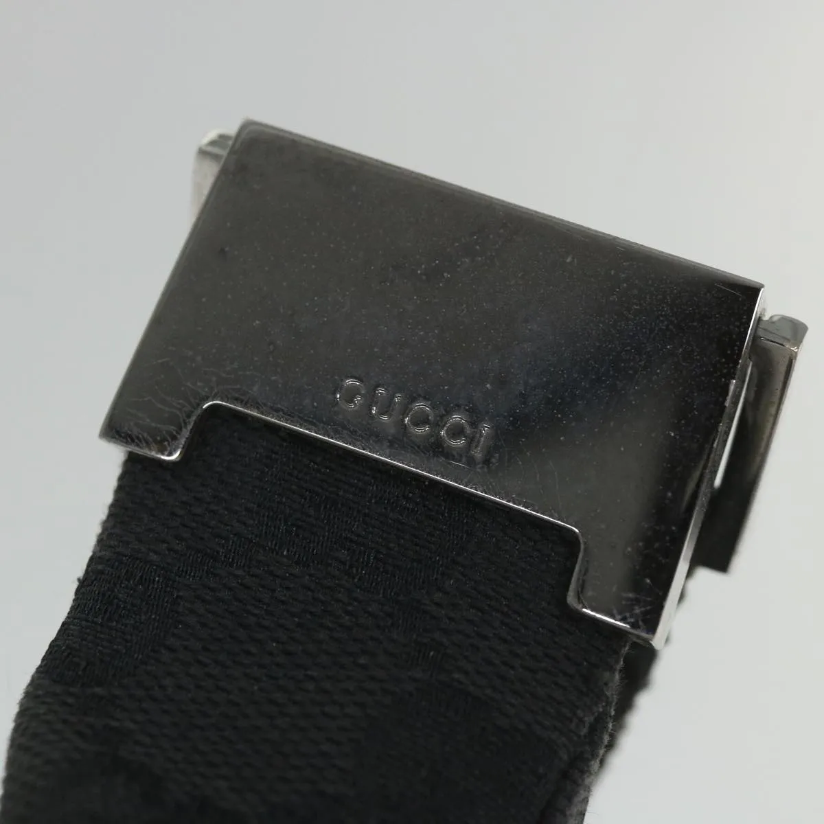GUCCI GG Canvas Shoulder Bag Black 122790  fm2838