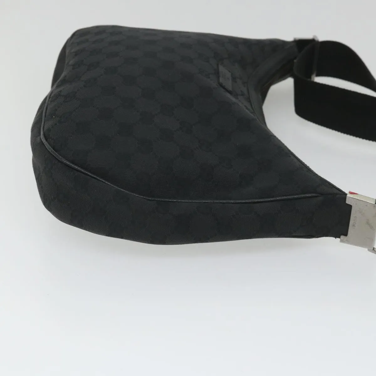 GUCCI GG Canvas Shoulder Bag Black 122790  fm2838