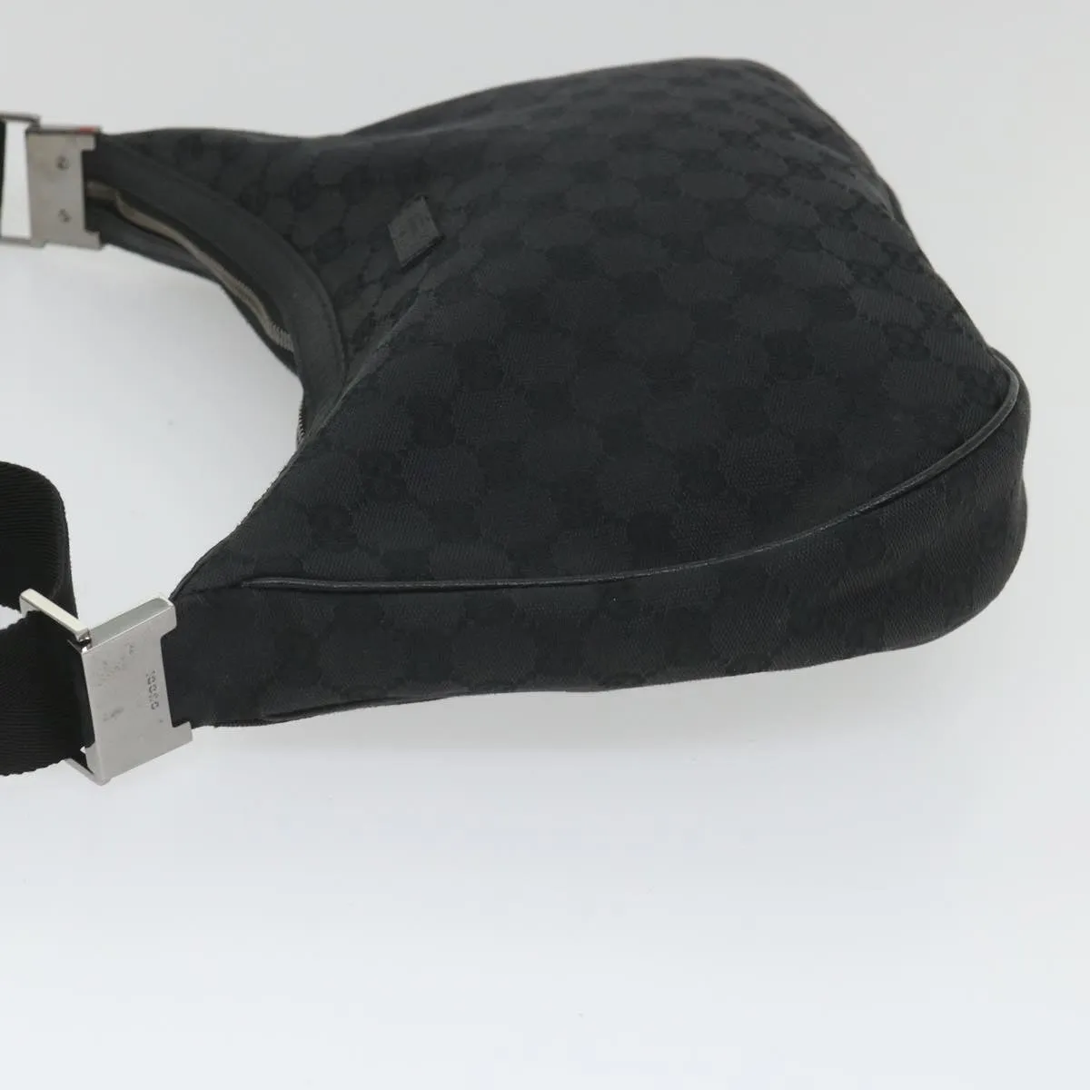 GUCCI GG Canvas Shoulder Bag Black 122790  fm2838