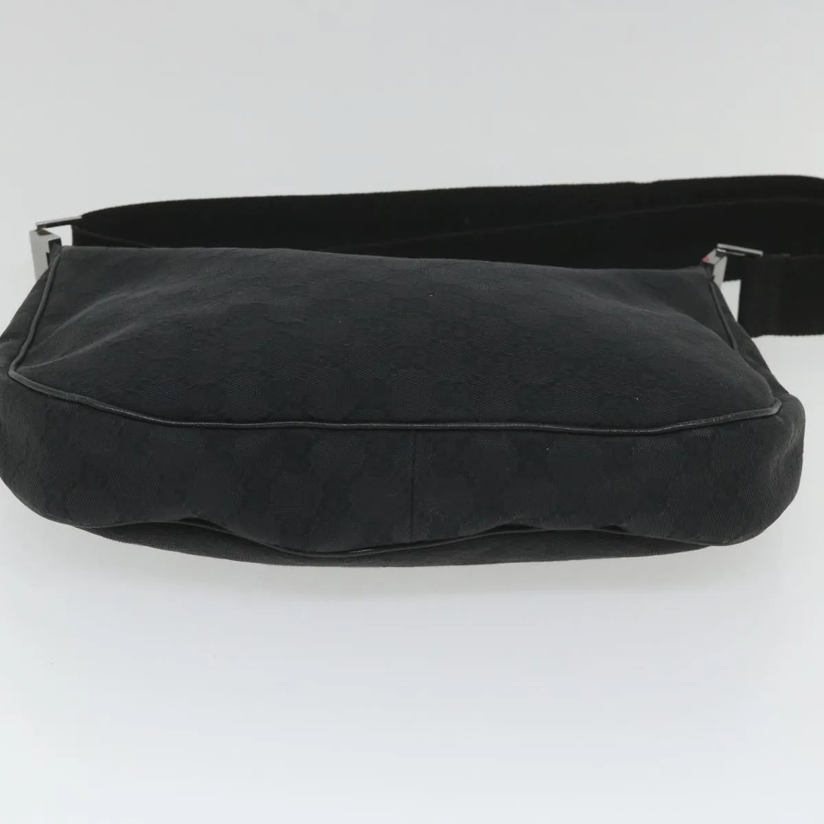 GUCCI GG Canvas Shoulder Bag Black 122790  fm2838