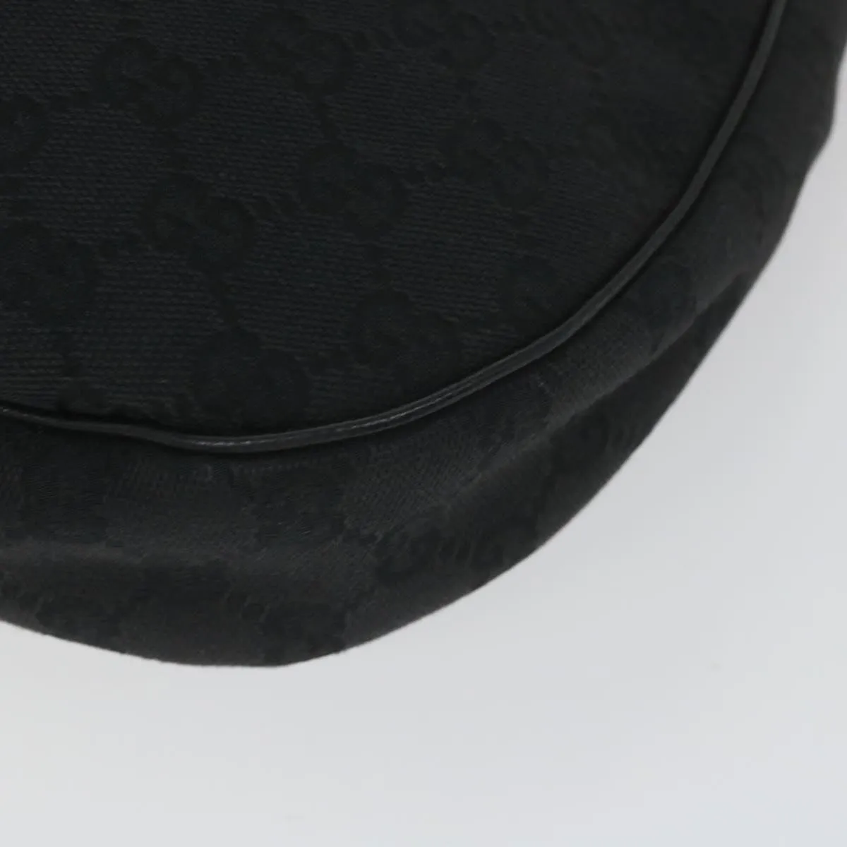 GUCCI GG Canvas Shoulder Bag Black 122790  fm2838