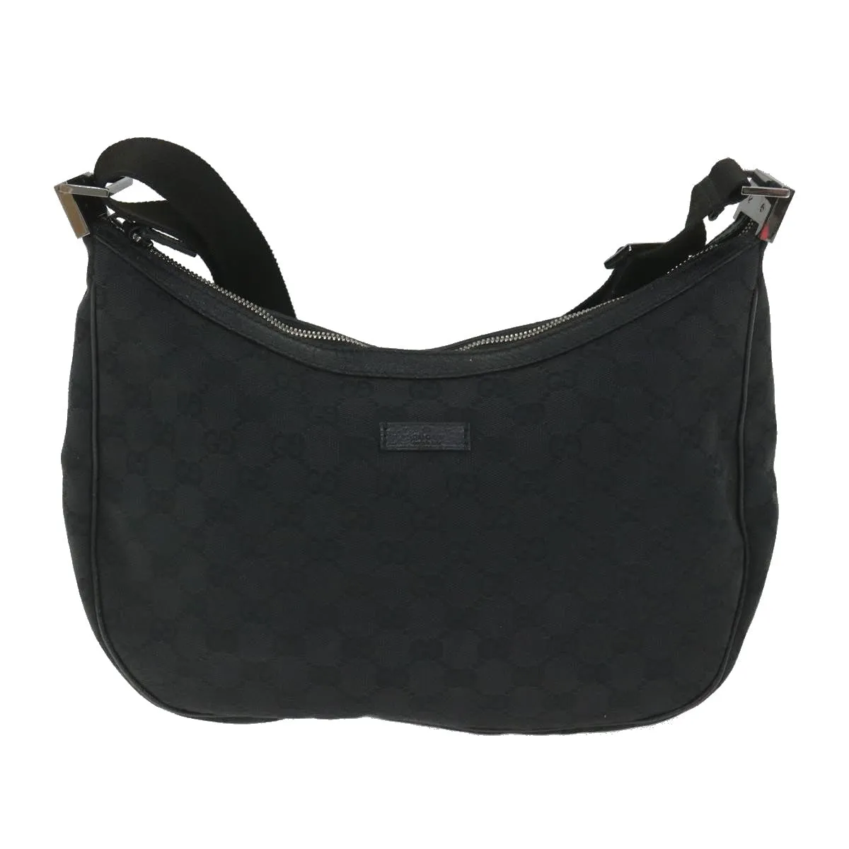 GUCCI GG Canvas Shoulder Bag Black 122790  fm2838