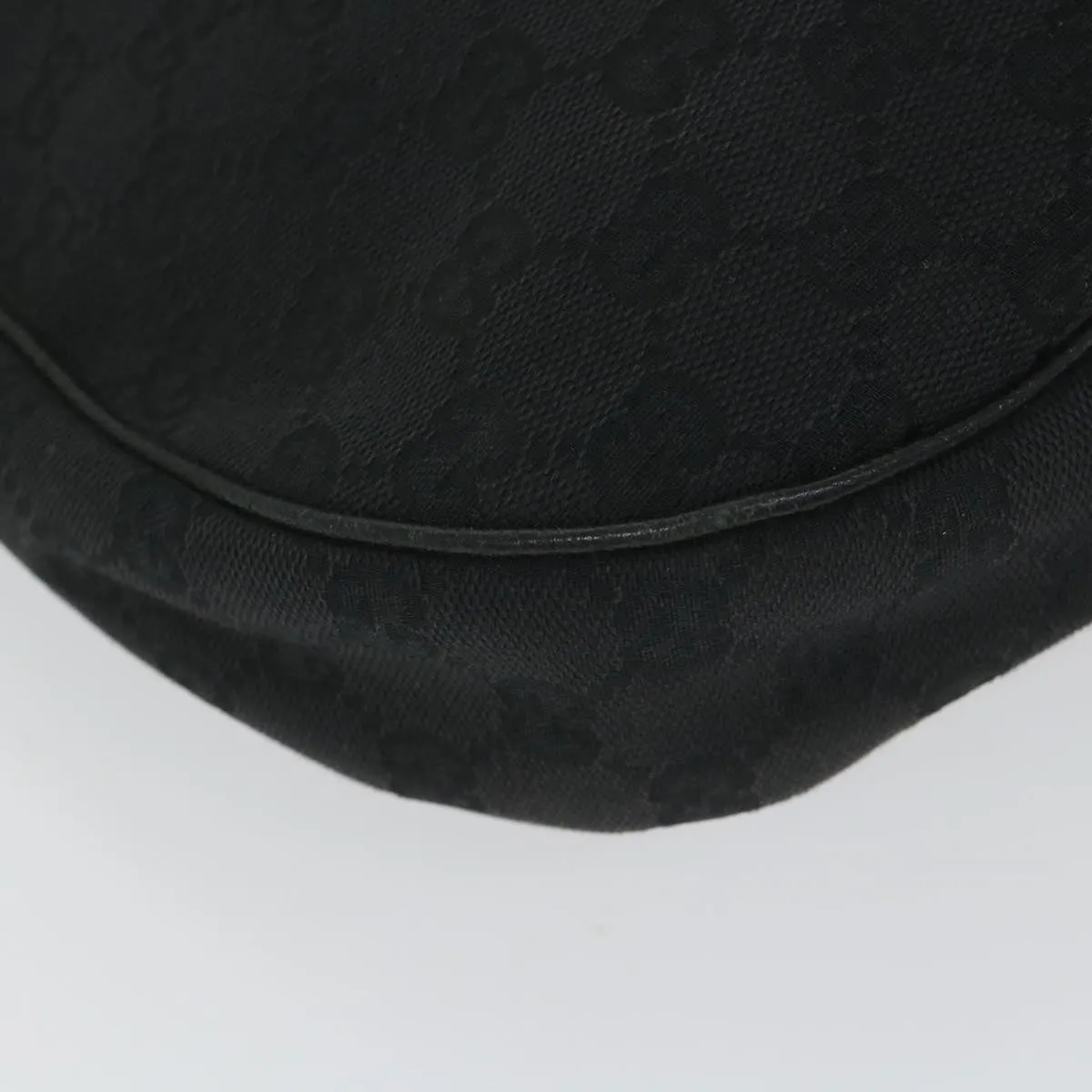 GUCCI GG Canvas Shoulder Bag Black 122790  fm2838