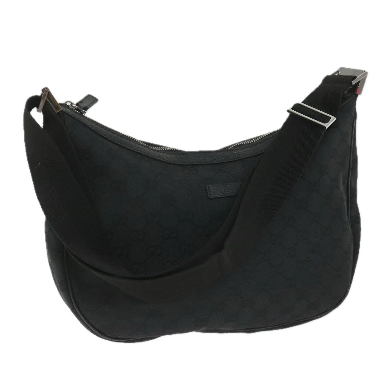 GUCCI GG Canvas Shoulder Bag Black 122790  fm2838
