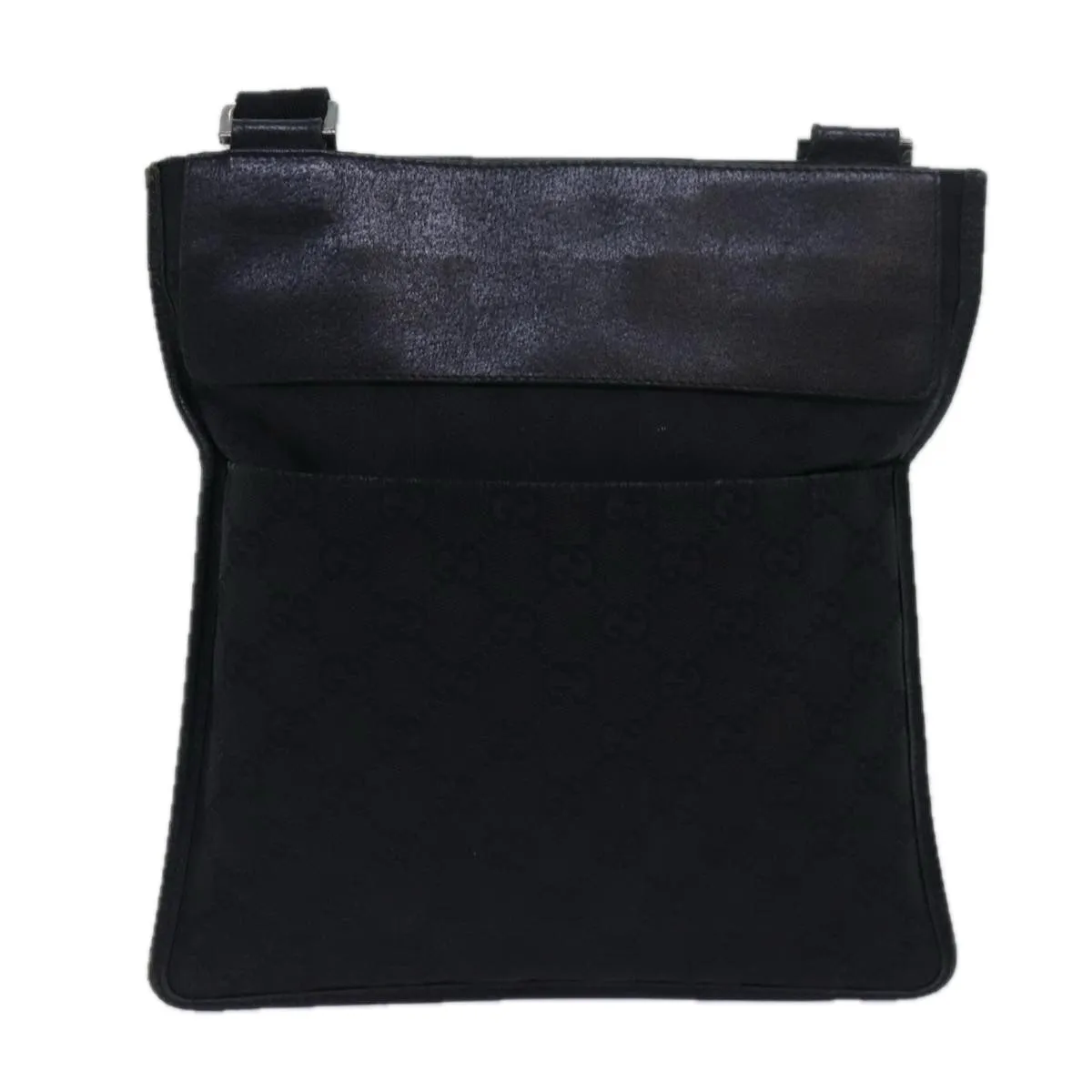 GUCCI GG Canvas Shoulder Bag Black 27639  78640