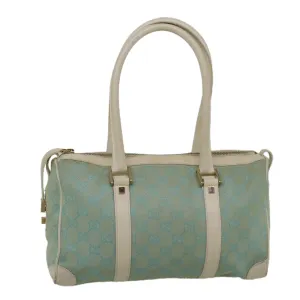 GUCCI GG Canvas Shoulder Bag Light Blue 000 0851 3754  bs9545