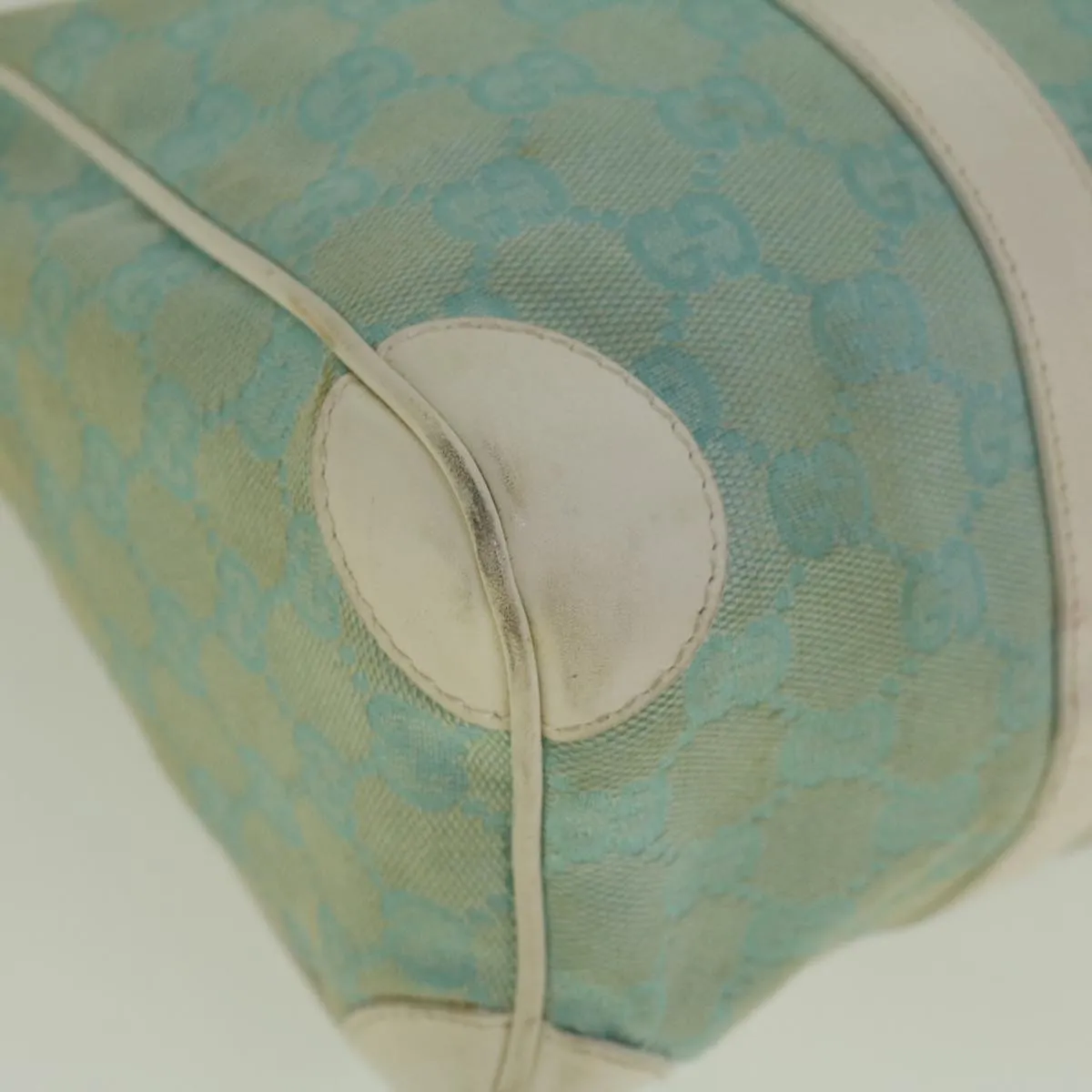 GUCCI GG Canvas Shoulder Bag Light Blue 000 0851 3754  bs9545