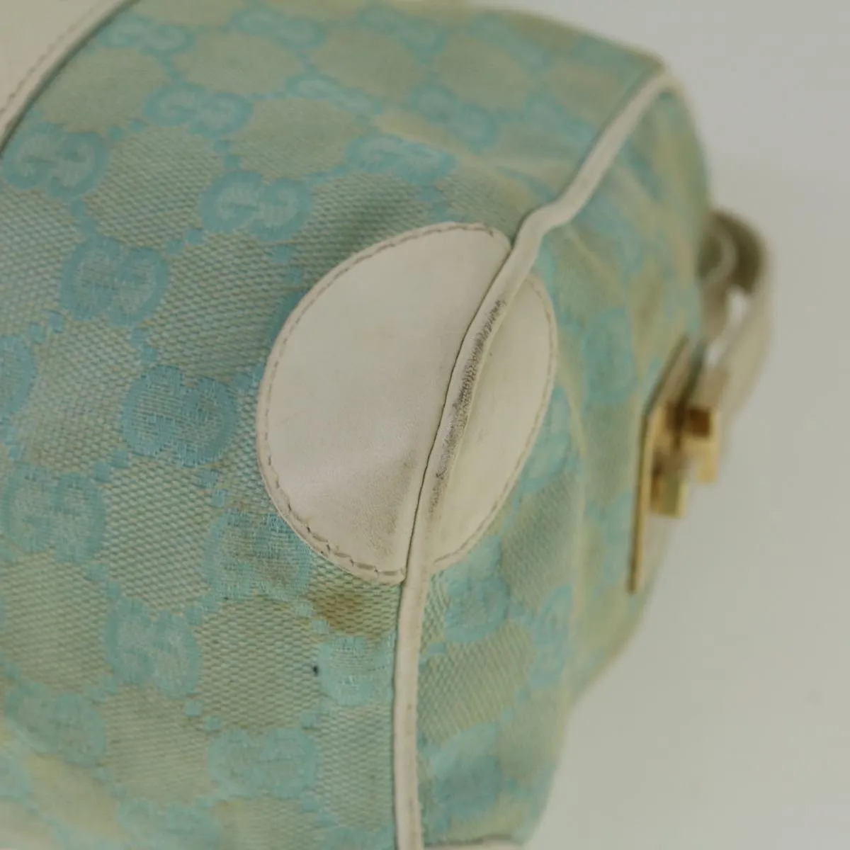 GUCCI GG Canvas Shoulder Bag Light Blue 000 0851 3754  bs9545